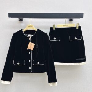 Ensemble Miu-Miu velours